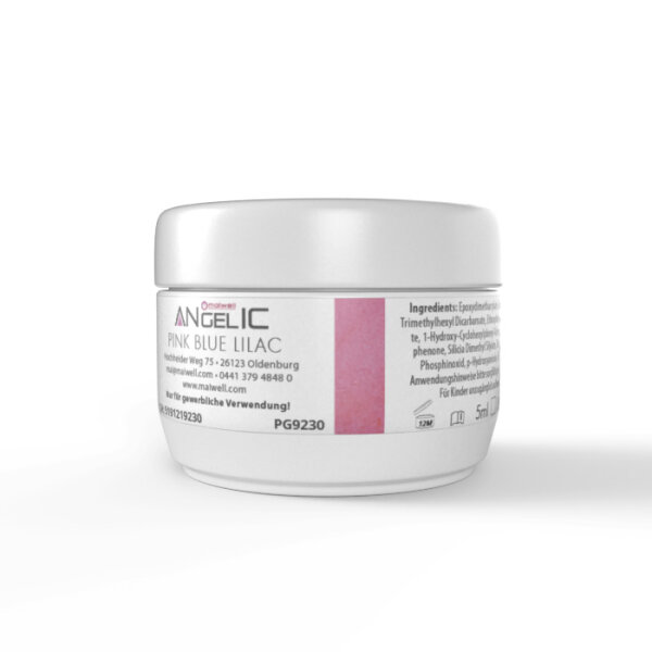maiwell anGELic Premium Metallic Nagelgel - Pink (Light Pink Blue Lilac)