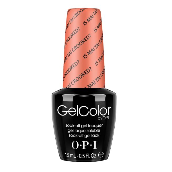 OPI Gel Color Is Mai Tai Crooked