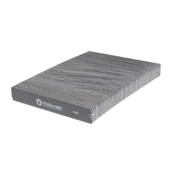 Maiwell nail file jumbo black grit 80/80 50pcs