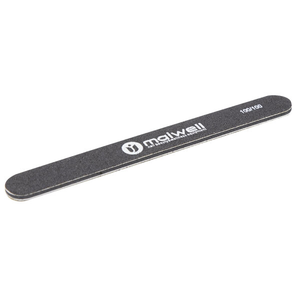 Maiwell Nail file black round (17,5cm) Grain 100/100 50pcs