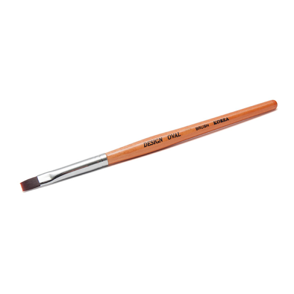 Gel brush design oval Korea size 4