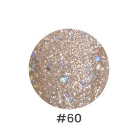 maiwell UV-Gellack #60 Sparkling Gold – Champagner-Gold Glitter (HEMA- & TPO-frei, 15ml)