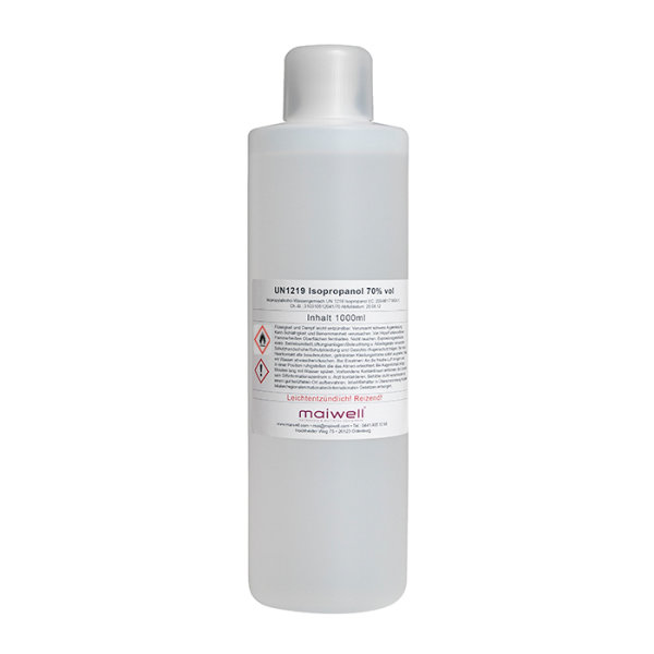 Alcohol Isopropanol 70% Clear 1 liter