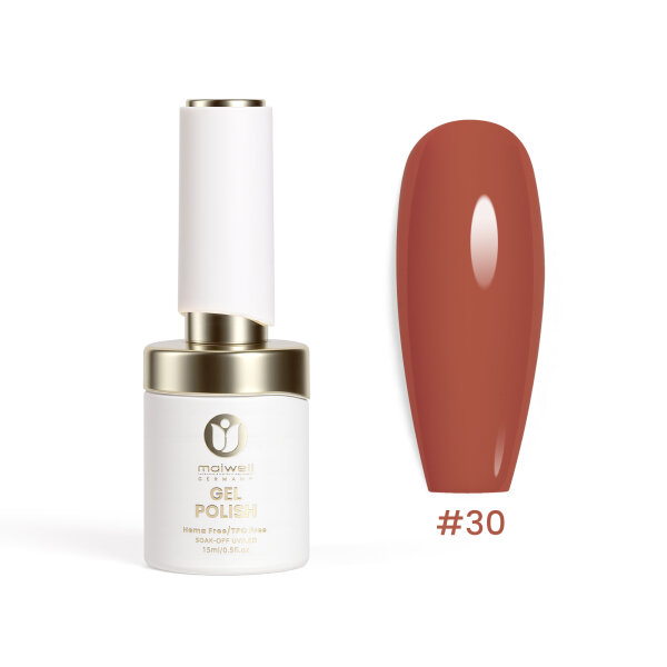 maiwell LED/UV gel polish Golden #30 Classic Crimson Red – Classic Bright Red