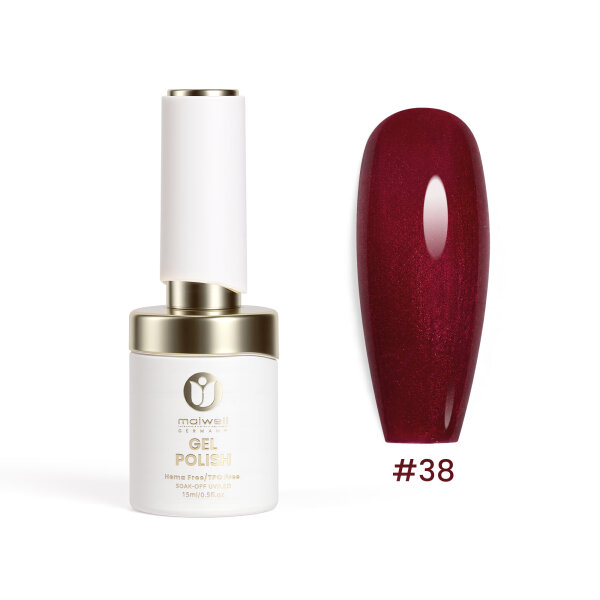 Sơn gel LED/UV Maiwell Golden #38 Rich Blood Red – Đỏ Máu Đậm