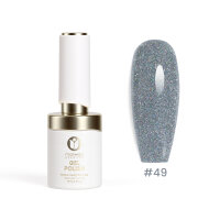 maiwell LED/UV gel polish Golden #49 Charcoal Silver...