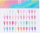 maiwell UV/LED Gellack Nagellack Set - 48 Farben Macaron Collection (HEMA- & TPO-frei)