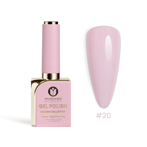 maiwell LED/UV gel polish Macaron #20 Rosewood Nude – Elegant Rosewood Nude