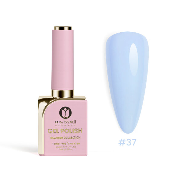 maiwell LED/UV gel polish Macaron #37 Soft Sky Blue – Gentle Sky Blue