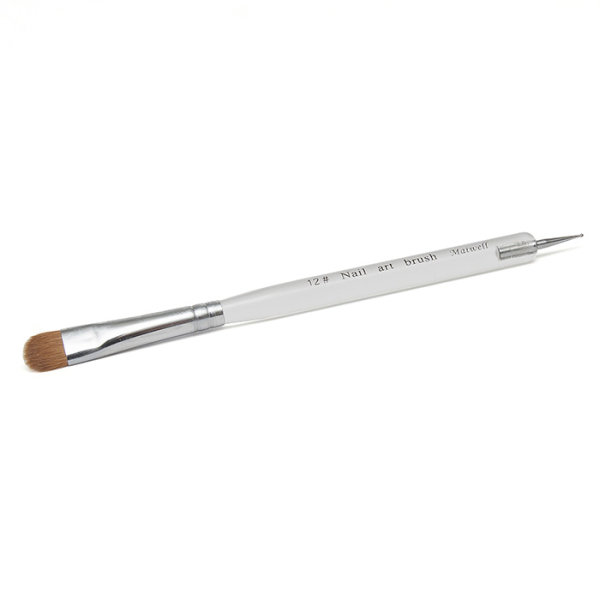 Gel Brush French with Dotting Tool Size 10