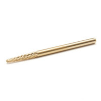 Nail milling bit Pointed Cone - large Gold