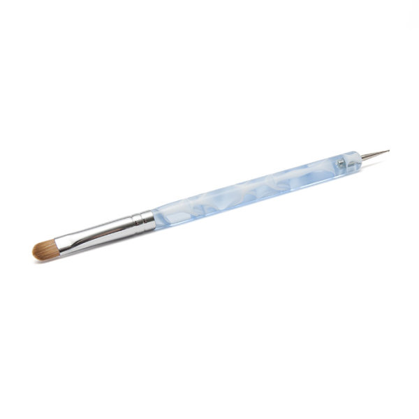 Gel Brush French Q-7F with Dotting Tool Size 14