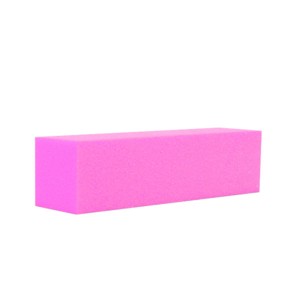 Nagel Buffer Pink mit Glitzer 4-seitig Körnung 120