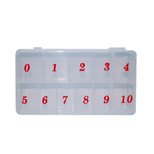 Nagel Tip Box Fur Grosse 0 10 Milchig Leer 2 00 