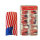 LKer Design Nagel Tips 70Stk USA Flag