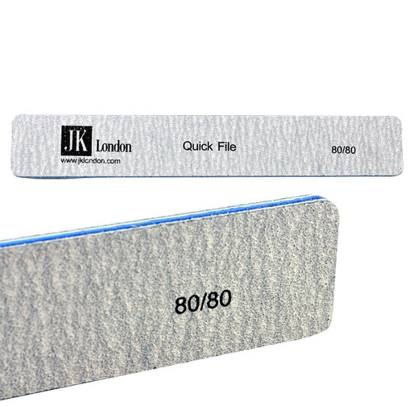 JK London jumbo nail file zebra/grey grit 80/80