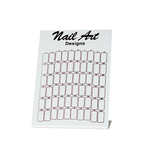 Nail Art Design Display White