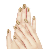 maiwell Acrylfarbe für Nägel Farbe Gold Glitter