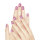 maiwell Acrylfarbe f&uuml;r N&auml;gel Farbe Pink Glitter