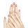 maiwell Acrylfarbe Orange mit Glitzer (Orange Glitter) 14g - Für funkelnde & sommerliche Nageldesigns
