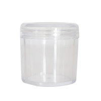 Empty Jar Transparent & Lid Transparent 15g