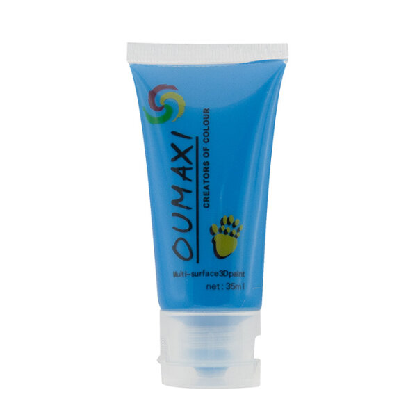 Sơn 3D đa bề mặt Oumaxi xanh da trời 35ml
