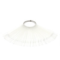 Nail tip fan 50 sticks on the ring Clear