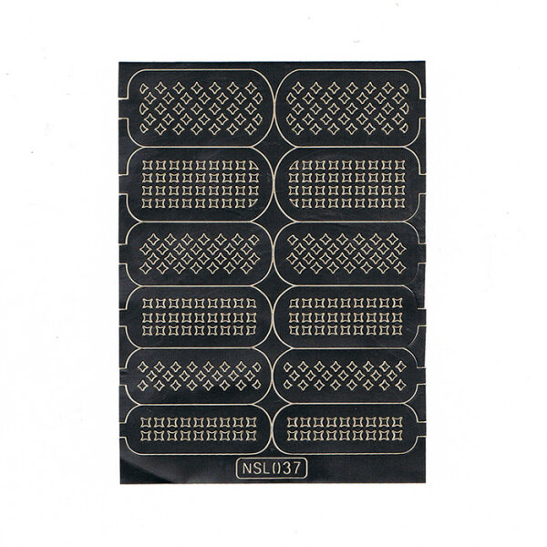 Diecut Stencil Nail Art Sticker NSL037