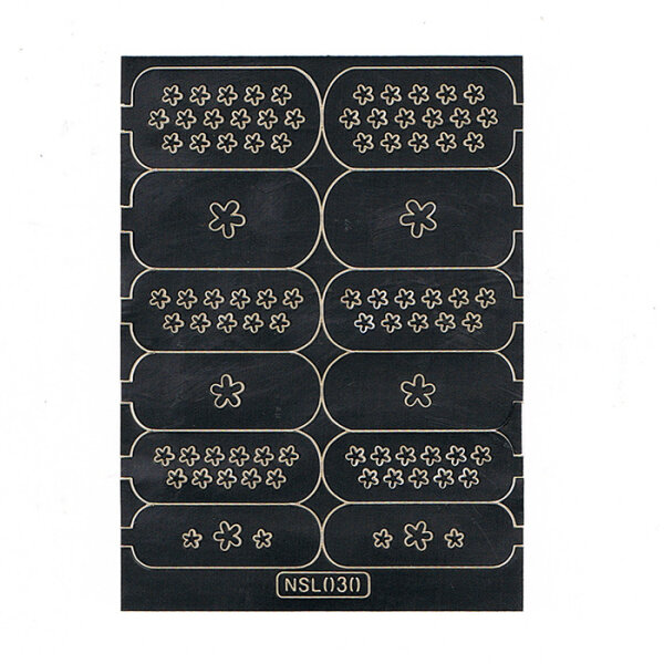 Diecut Stencil Nageldesign Nagelsticker NSL030