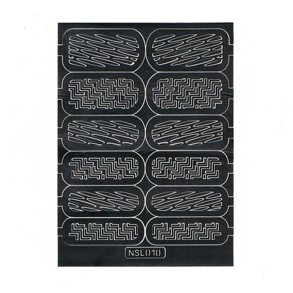 Diecut Stencil Nageldesign Nagelsticker NSL010