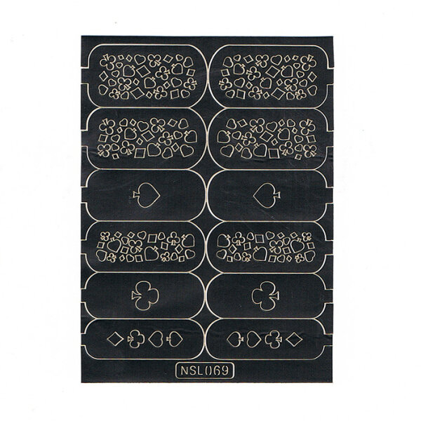 Diecut Nail Art Sticker NSL069