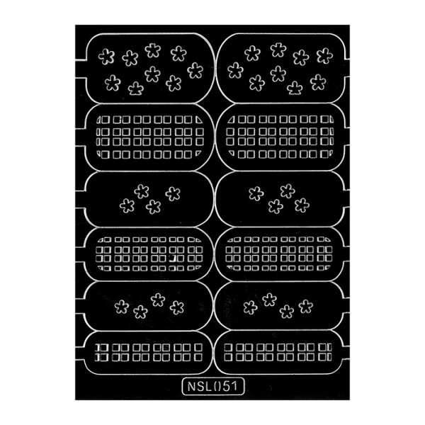 Diecut Stencil Nageldesign Nagelsticker NSL051