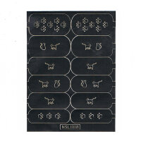 Diecut Stencil Nageldesign Nagelsticker NSL008