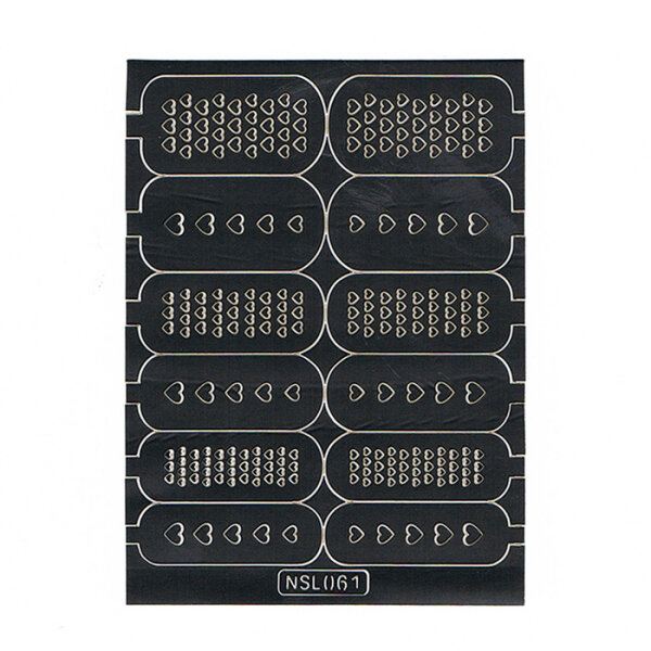 Diecut Stencil Nail Art Sticker NSL061