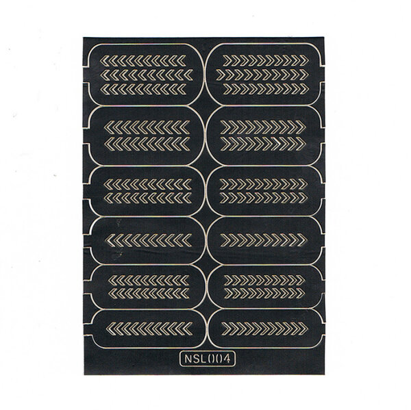 Diecut Stencil Nail Art Sticker NSL004