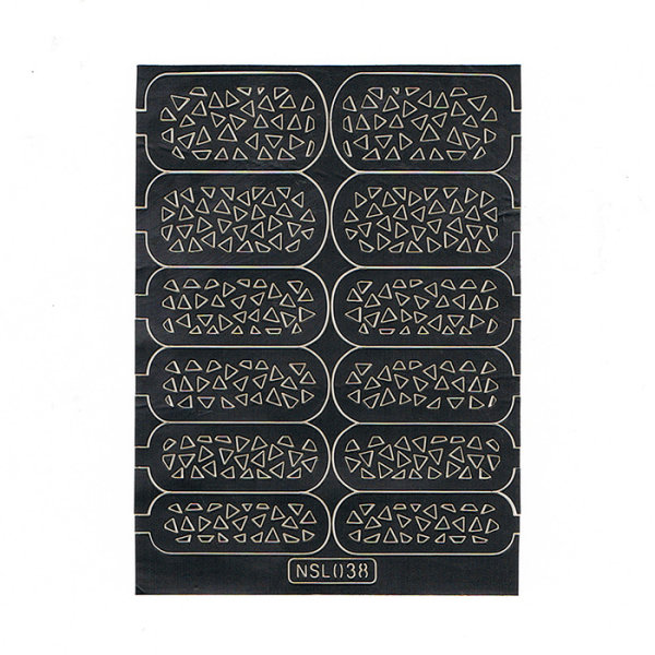 Diecut Stencil Nail Art Sticker NSL038
