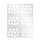 Hollow nail art sticker JVL044