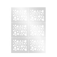 Hollow Nageldesign Sticker JVL057