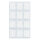 Hollow Nail Art Sticker JV201 Glitter