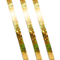 Nail art adhesive strips for nails 3mm Gold Glitter