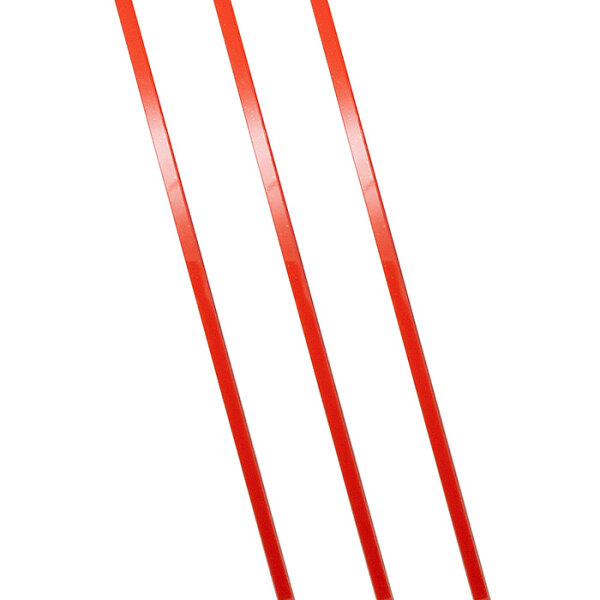 Nail art adhesive strips for nails 1mm red