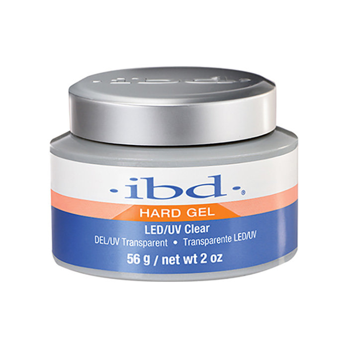 ibd Hard Gel LED/UV Clear - Crystal clear gel for robust & long