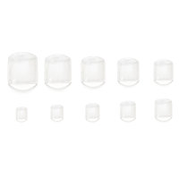 Toenail tips Clear Sizes 1-10 in a set of 500