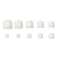Toenail tips Natural Sizes 1-10 in a bag of 500