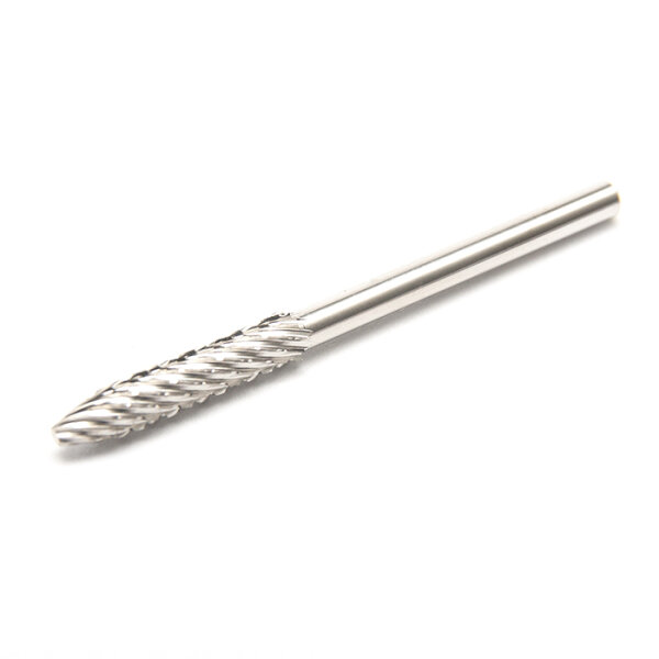 Nagelfräser Bit Spitzkegel - groß Silber