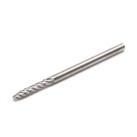 Nail milling bit Pointed Cone - small Carbide/black