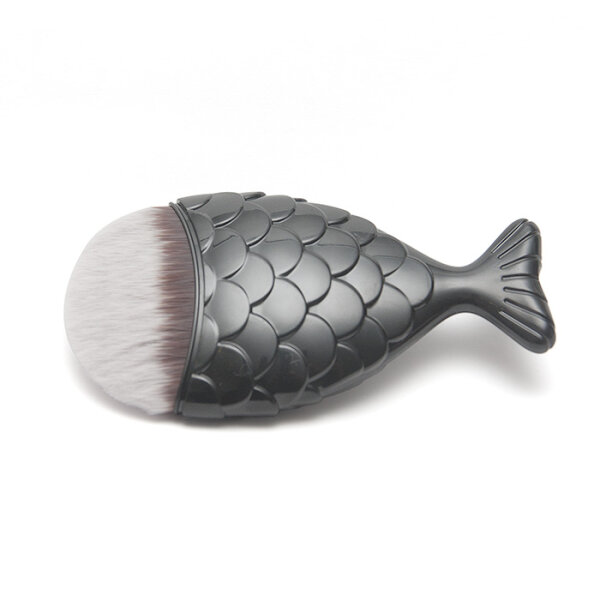 Dust brush Fish pattern Black