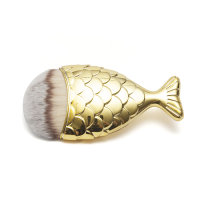 Staubpinsel Fisch Design Gold f&uuml;r N&auml;gel