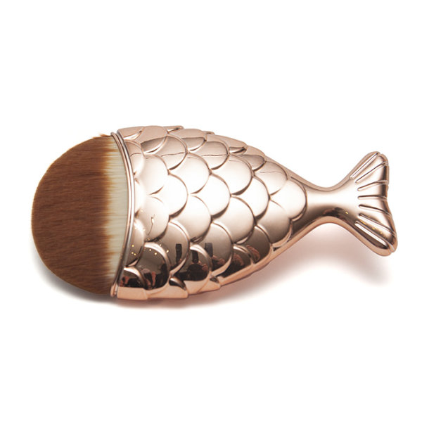 Staubpinsel Fischdekor Kupfer