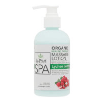 LaPalm Organic Massage Lotion Lychee Lemongrass 240ml